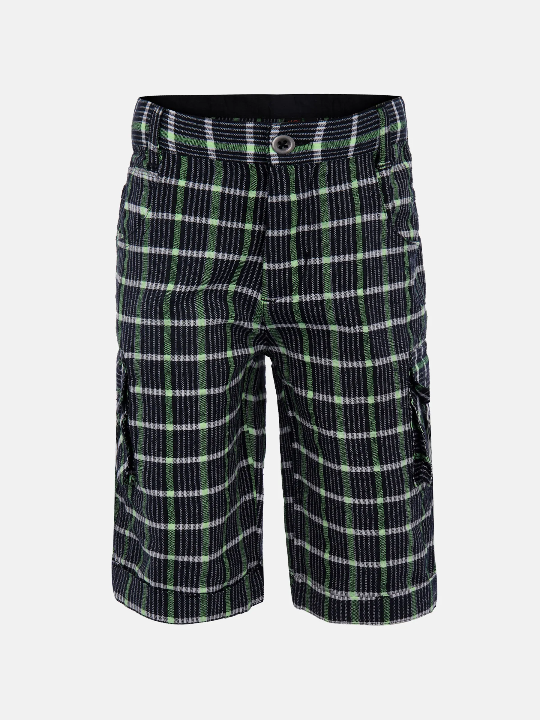 Midnight Blue Check Cotton Pant